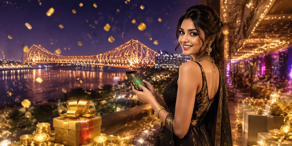 Indian model playing Andar Bahar in Kolkata